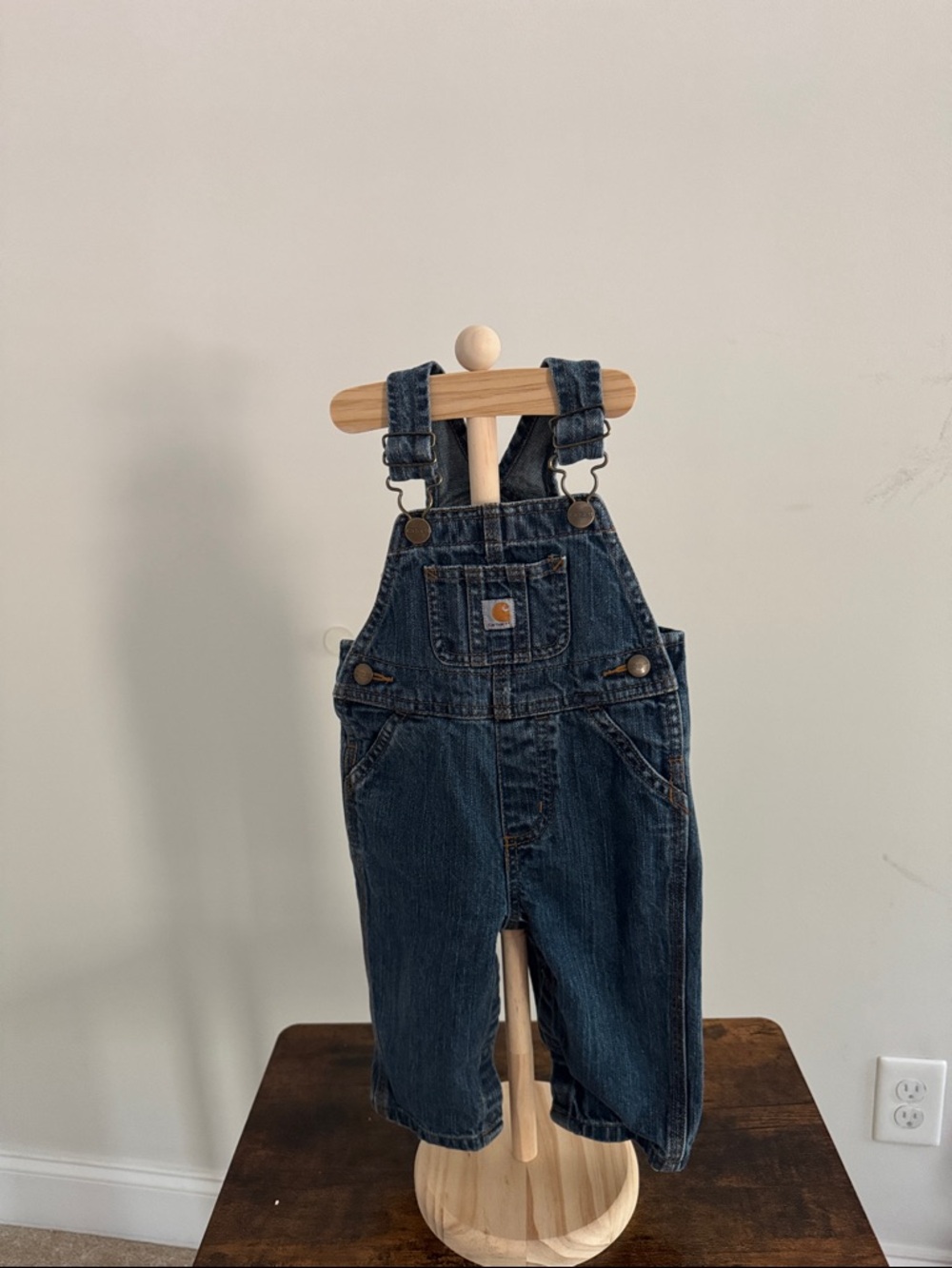 Carhartt Dark Blue Kids Denim Overalls